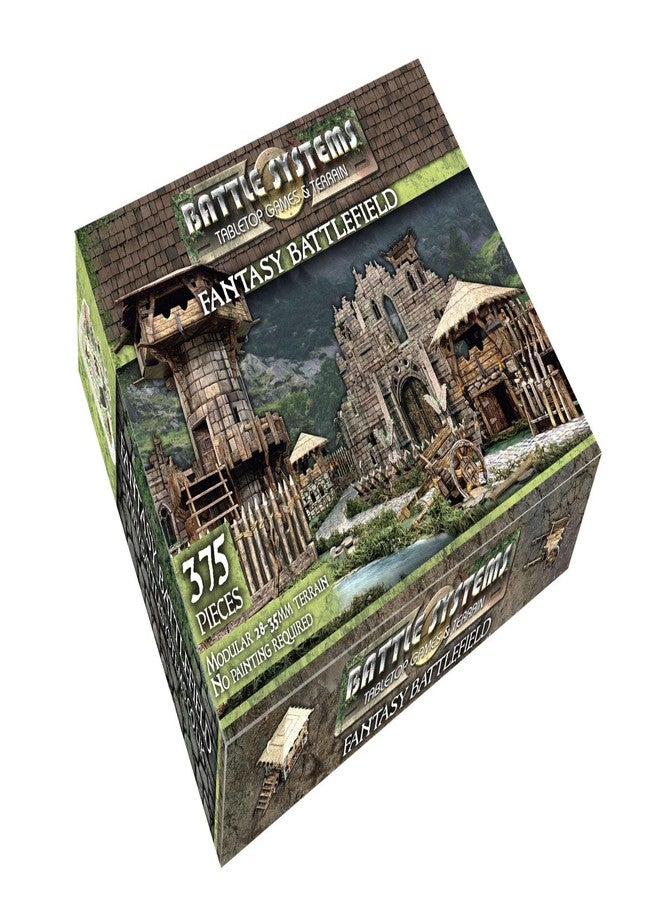 Battle Systems مجموعة أساسية من تضاريس ساحة المعركة الخيالية من Battle Systems - 28-35 مم، ألعاب تقمص الأدوار D&D وD&D، ألعاب الحرب، بطاقات مناظر تاريخية/خيالية - Image 1